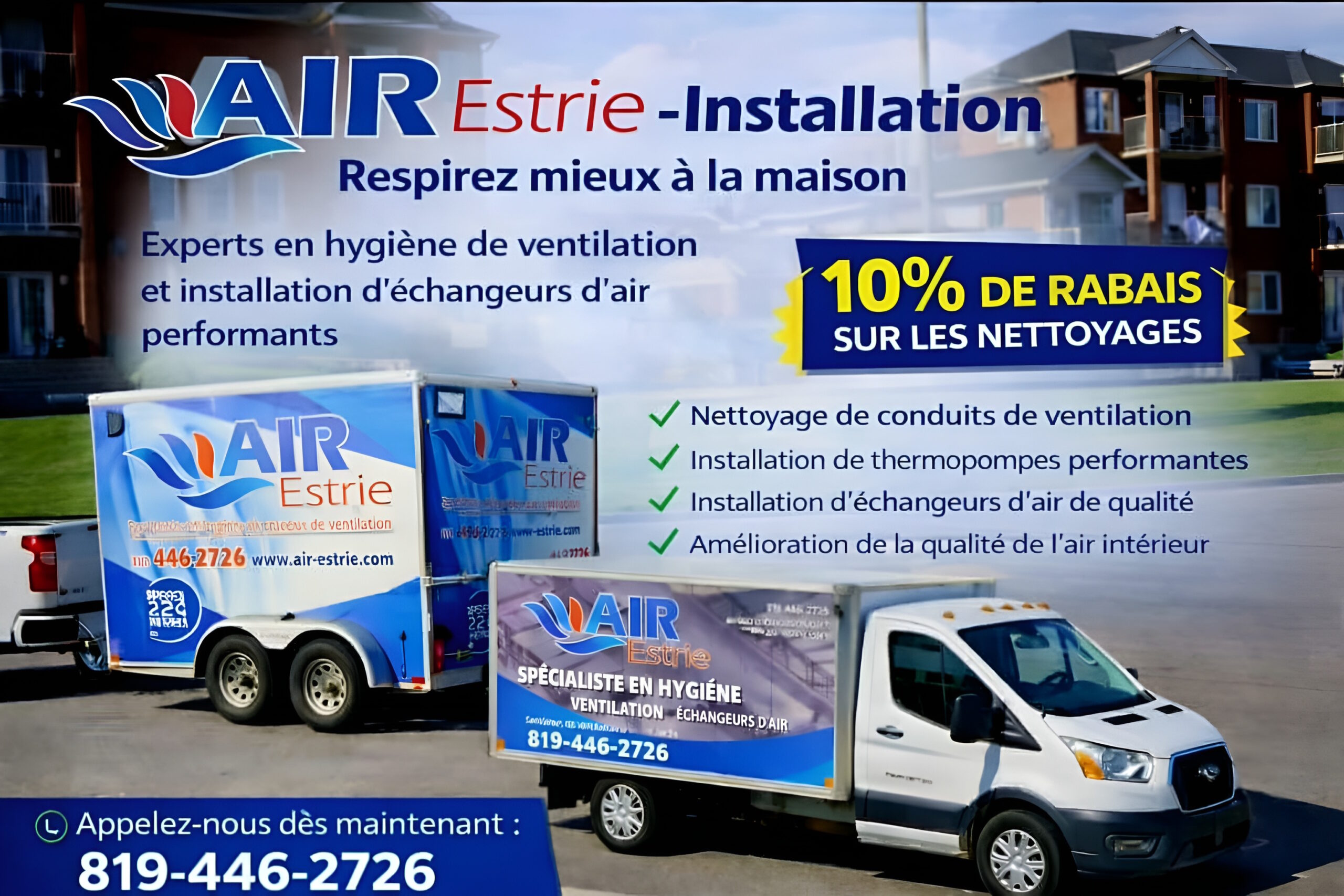 Les camions d’AIr-Estrie parcourront la ville de Sherbrooke